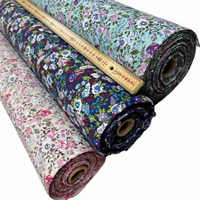 FLORAL POLYCOTTON FABRIC