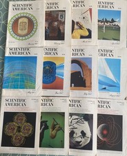 Scientific American magazine bundle full year 1987 -see contents pics GC science
