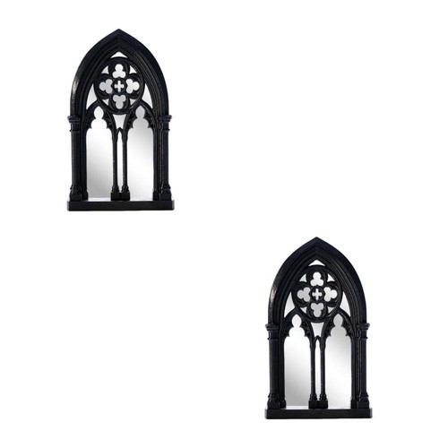 2pcs black reusable gothic - black,