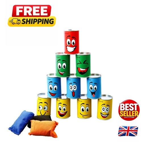 Outdoor tin can alley game - tin,