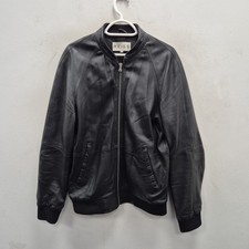 Reiss Kent Black Leather