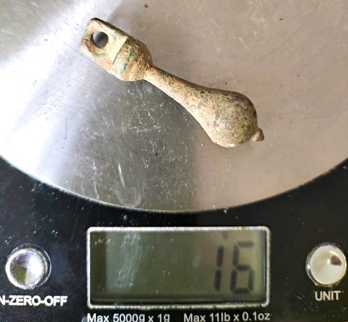 Bronze steelyard weight 16g - weight,