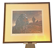 Mick Cawston Framed Signed Limited Edition Print 'Head of a Gordon Setter'