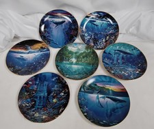 Hamilton Collection Enchanted Seaescapes Collector Plates Set of 7 - R29