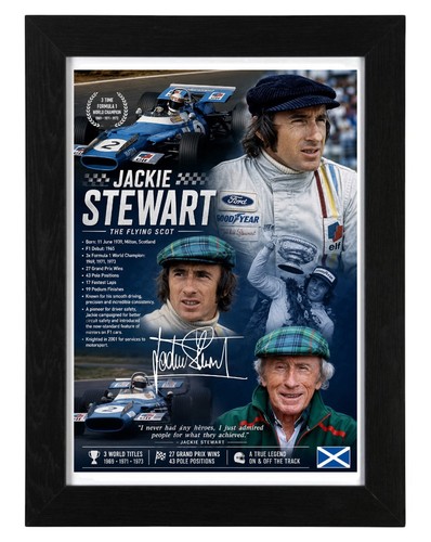 Jackie stewart signed - stewart,