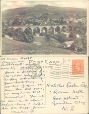Ingleton viaduct and landscape