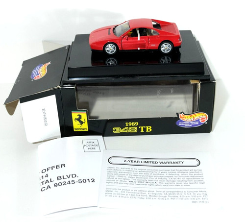 Hot wheels ferrari - hot, 348