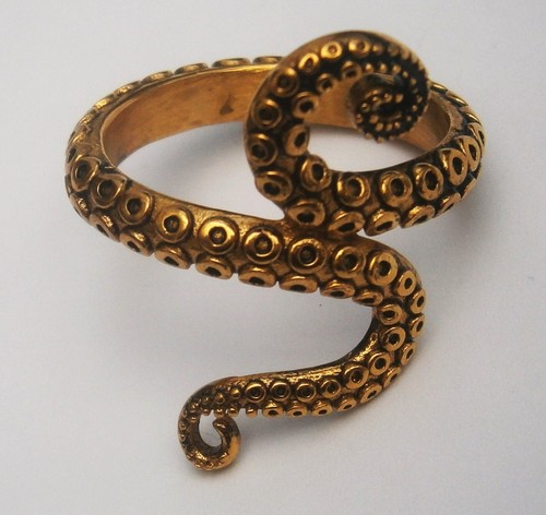 N15 octopus tentacles gold - n15),