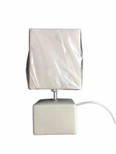 Cream Beige Lamp Small Square Desk Light Bedside Lamp Lighting