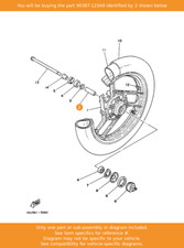 YAMAHA Collar, 90387-123A9 OEM