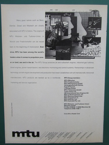 1986 pub mtu aero engines - mtu,