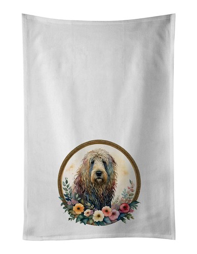Komondor and flowers - komondor, kitchen