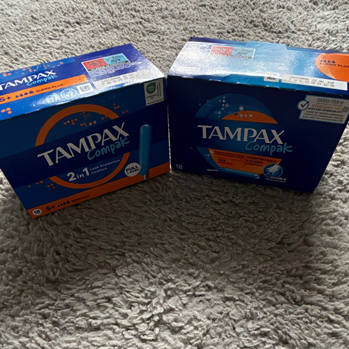 Tampax compak tampons super - x2,