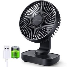 USB Desk Fan, 4000mAh