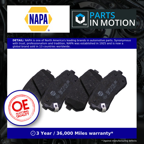Brake pads set fits hyundai - brake,