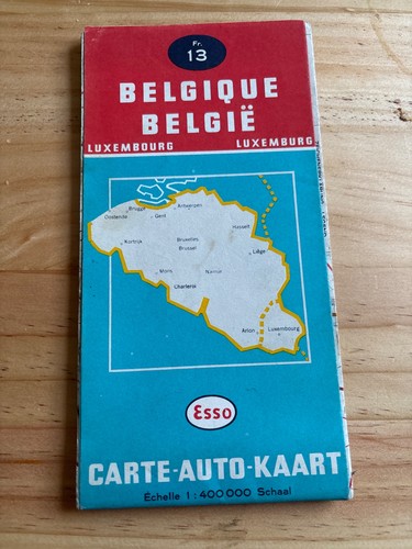 Esso touring road - road, map