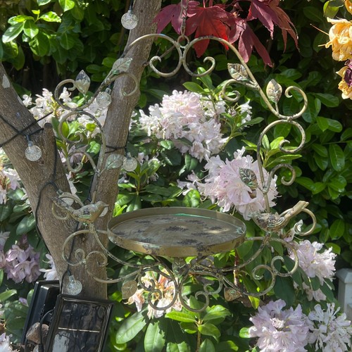 Metal hanging bird - hanging,