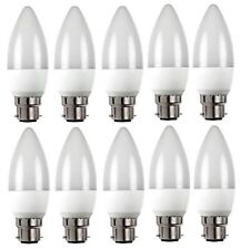 10x LED B22 Candle Light Bulbs