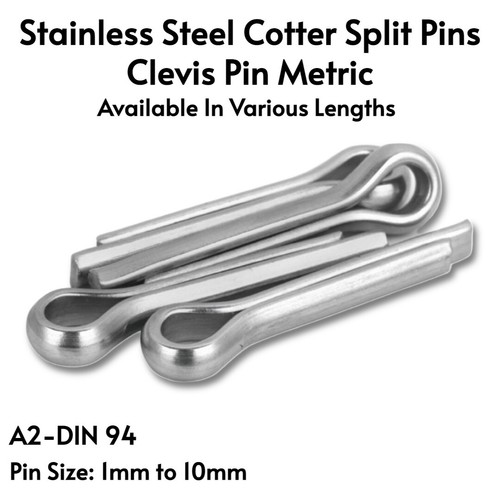 Stainless steel cotter split - stainless,