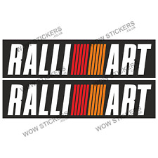 Ralliart sticker x2 man cave