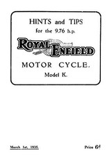 (0960) 1935 Royal Enfield 'K'