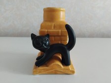 Sylvac Black Cat and Chimney