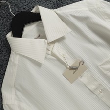 Brioni Shirt Mens 17.5 White