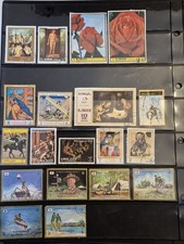 104 Ajman Postage Stamps Used