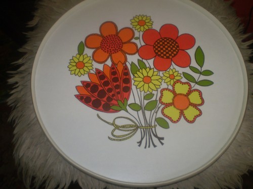 1970 retro funky orange - 1970's,