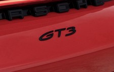 Rear GT3 Badge Matte Black