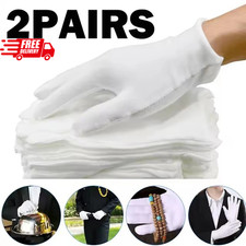 100% COTTON WHITE GLOVES