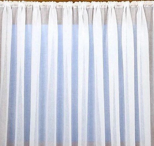 Door panel white - muslin, voile