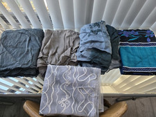 5x Bundle Asian Pakistani Ladies Dupatta Duppata Women's Scarf Shawls Headscarf