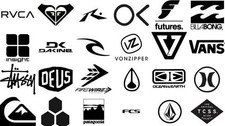 choose Surf Brand Stickers Car