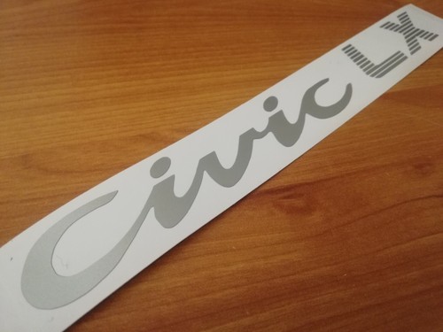 Civic rear decal fits - civic,