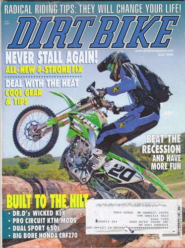 Dirt bike july 2009 - bike,