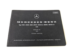 Mercedes Benz W108 Spare Parts
