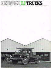 BEDFORD TJ (J2L , J3 & J6L) TRUCKS ORIGINAL 1968 FACTORY UK SALES BROCHURE