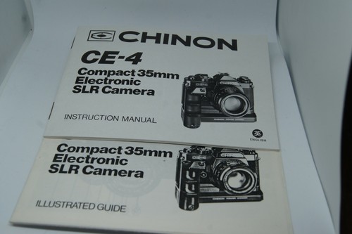 Chinon ce4 instruction manual - chinon,