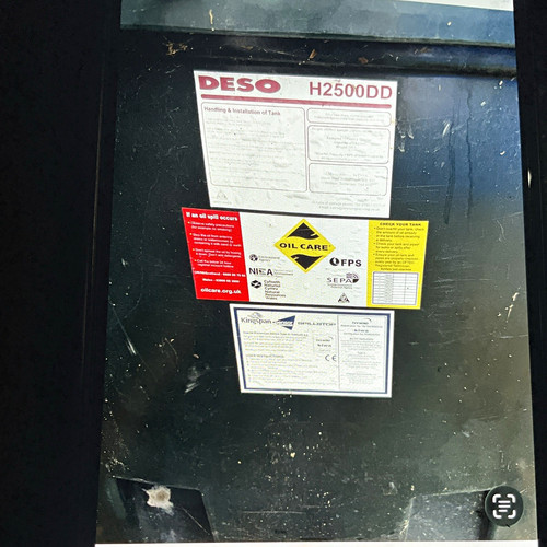 Deso h2500dd oil storage tank - deso,