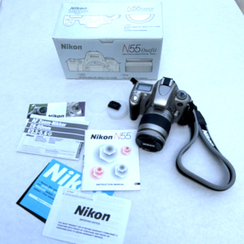 Nikon n55 f55 silver - /, 35mm