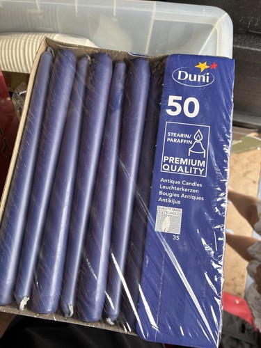 Duni taper candles - candles, unscented