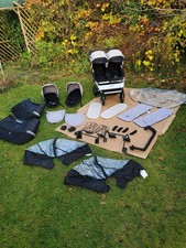 Stunning Mountain Buggy DUET V3 Double Twin  All Terrain Pushchair lots Extras
