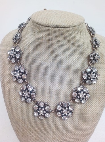 Vintage necklace rhinestones - vintage,