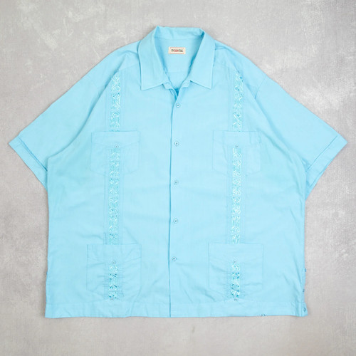 Vintage cuban guayabera short - vintage,