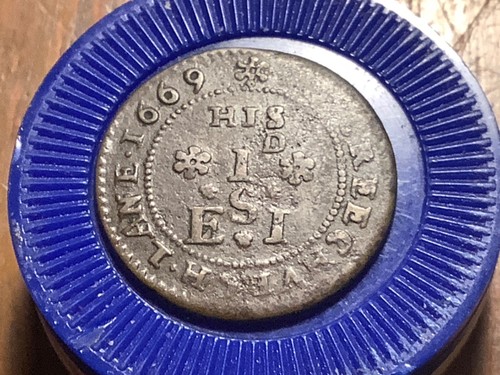 1669 england penny - 1669,
