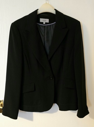 Ladies smart black lined - ladies,