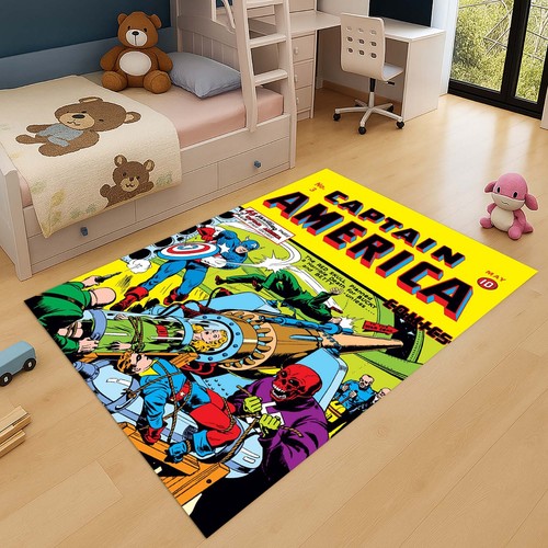 Captain america rug comic - captain,