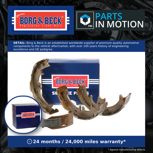 Handbrake shoes set - handbrake,