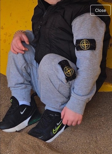 Stone island junior grey - island,